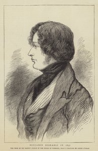 Benjamin Disraeli en 1837 de Count Alfred D